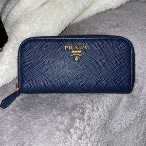 Prada keychain wallet